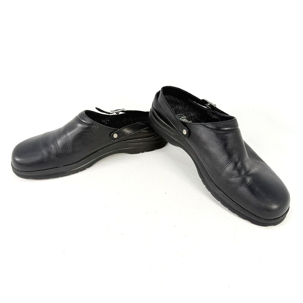 Women's Comfortique by Red Wings Loafers Clogs Shoes Size 9.5 B Black Leather
